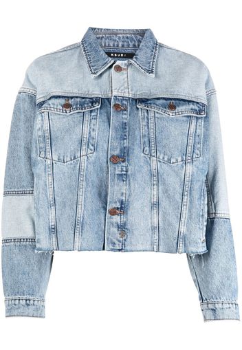 Ksubi Destiny patchwork denim jacket - Blau