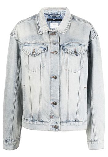 Ksubi oversized-cut denim jacket - Blau