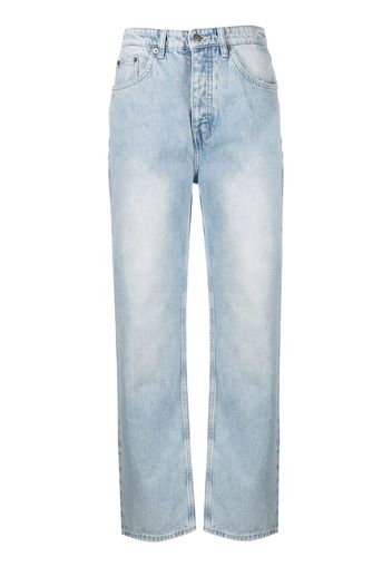 Ksubi high-waist straight jeans - Blau