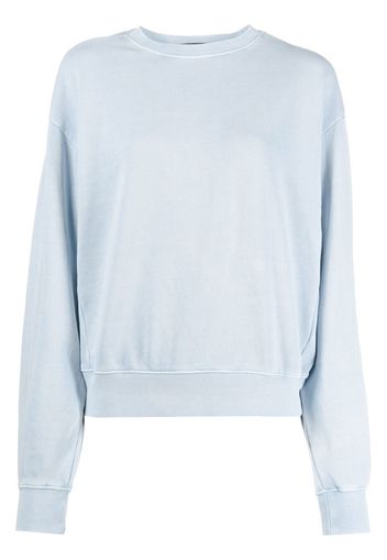 Ksubi long-sleeved cotton sweatshirt - Blau