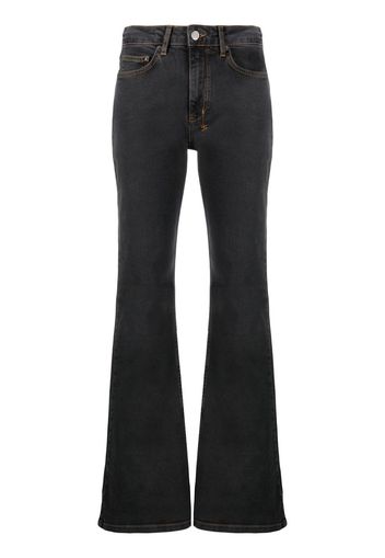 Ksubi flared-leg denim jeans - Schwarz