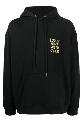 Ksubi Hoodie mit Slogan-Stickerei - Schwarz