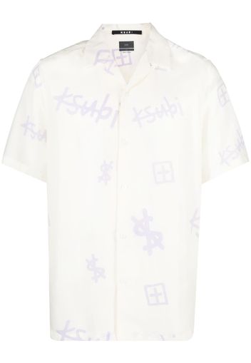 Ksubi Kash Box Resort printed shirt - Weiß