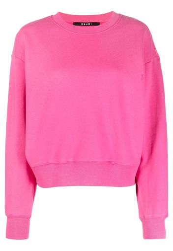 Ksubi Sweatshirt mit rundem Ausschnitt - Rosa