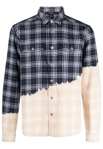 Ksubi Paradox plaid-check print shirt - Blau