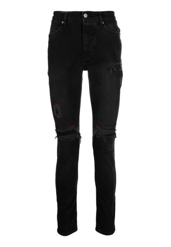 Ksubi Van Winkle Red Bottle Trashed jeans - Schwarz