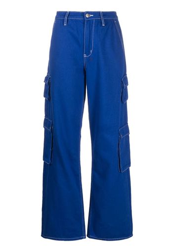 Ksubi Drill cotton cargo trousers - Blau