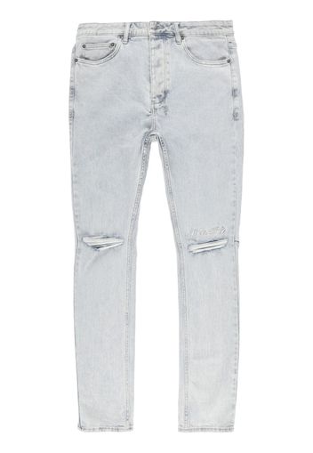 Ksubi Slim-Fit-Jeans im Distressed-Look - Grau