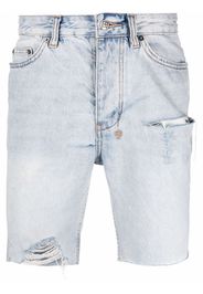 Ksubi Schmale Jeans-Shorts - Blau
