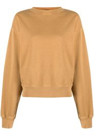 Ksubi ribbed-detail round-neck sweatshirt - Orange