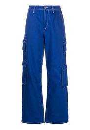 Ksubi Drill cotton cargo trousers - Blau