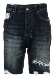 Ksubi Chopper distressed denim shorts - Blau