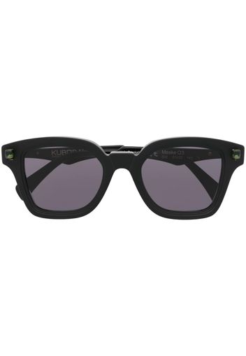 Kuboraum wayfarer-frame optical glasses - Schwarz