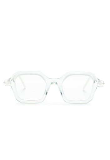 Kuboraum transparent square-frame sunglasses - Grün