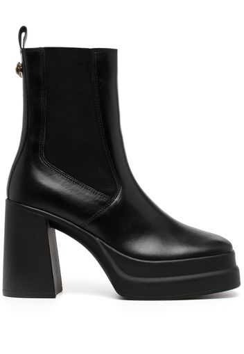 Kurt Geiger London Chelsea-Boots mit Blockabsatz - Schwarz