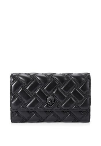 Kurt Geiger London Kensington Chain quilted clutch bag - Schwarz