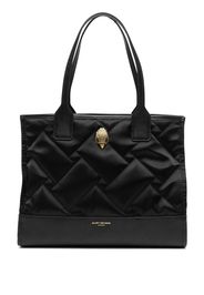 Kurt Geiger London logo quilted shopper tote - Schwarz