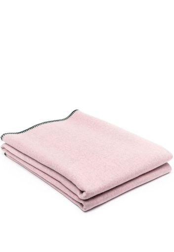 KVADRAT x Raf Simons logo-print throw - Rosa