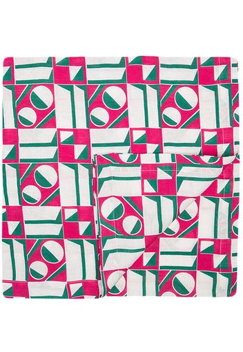 La DoubleJ Tischdecke mit geometrischem Print - Rosa