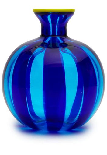 La DoubleJ Mini Ciccio Vase aus Glas - Blau