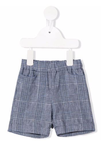 La Stupenderia plaid-pattern bermuda shorts - Blau