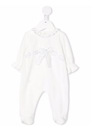 La Stupenderia Pyjama mit Schleifendetail - Weiß