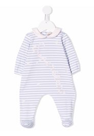 La Stupenderia logo-print pajama - Grau