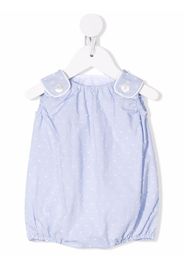 La Stupenderia textured sleeveless romper - Blau