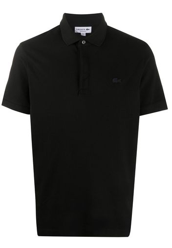 Lacoste Poloshirt mit Logo-Patch - Schwarz