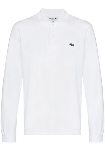 Lacoste Langärmeliges Poloshirt mit Logo - Weiß