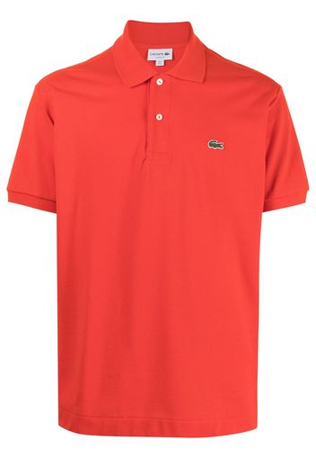 Lacoste Klassisches Poloshirt mit Logo-Patch - Rot