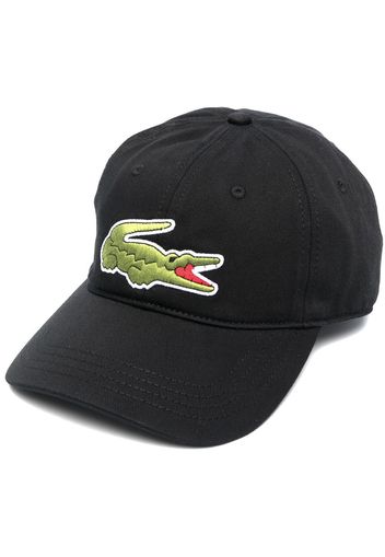 Lacoste logo-patch baseball cap - Schwarz