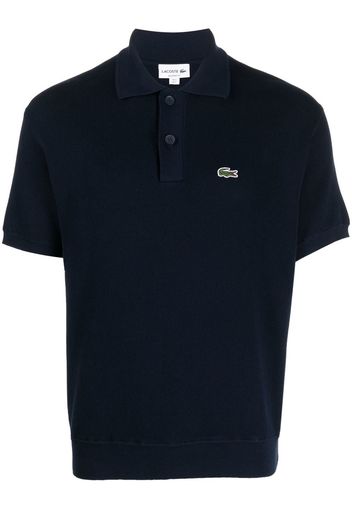 Lacoste embroidered-logo polo shirt - Blau