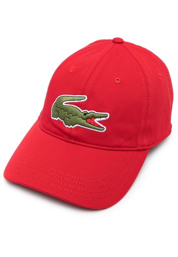 Lacoste logo-embroidered baseball cap - Rot