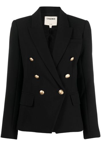 L'Agence double-breasted blazer - Schwarz