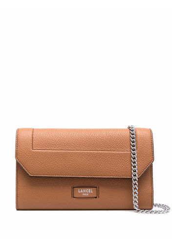 Lancel leather shoulder bag - Braun