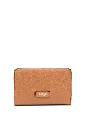 Lancel zip compact wallet - Nude