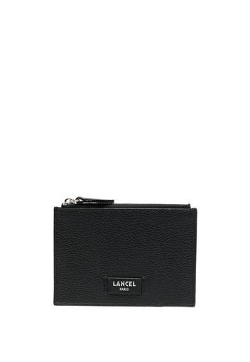 Lancel Kartenetui mit Logo - Schwarz