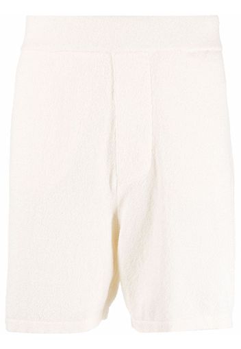 Laneus Sponge Towel Bermuda shorts - Weiß