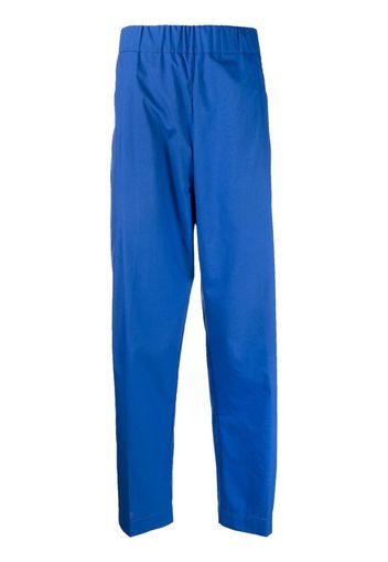 Laneus straight-leg cotton trousers - Blau