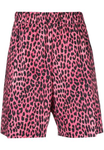 Laneus leopard-print shorts - Rosa