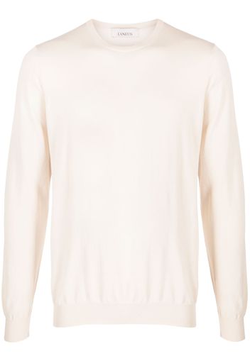 Laneus long-sleeve fine-knit jumper - Nude