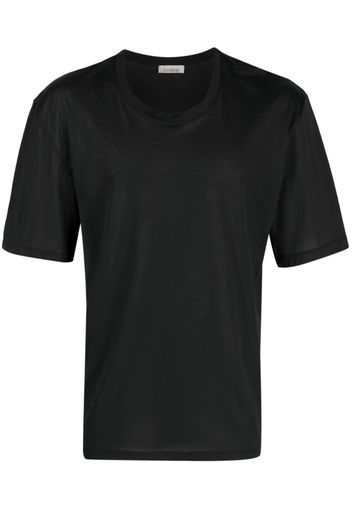 Laneus plain crew-neck T-shirt - Schwarz