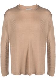 Laneus long-sleeve knit sweater - Nude