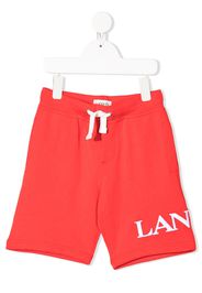 LANVIN Enfant Joggingshorts mit Logo-Print - Rot