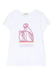 Lanvin Enfant Mother & Child print T-shirt - Weiß