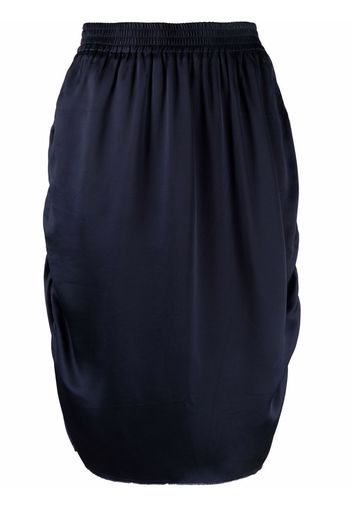 LANVIN Pre-Owned 2008 gathered tulip skirt - Blau