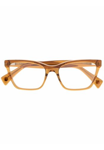 LANVIN transparent square-frame glasses - Nude