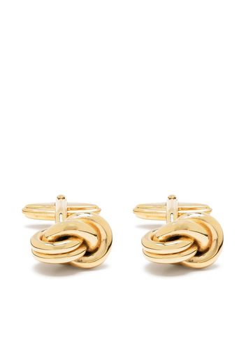 Lanvin knot-detail design cufflinks - Gold