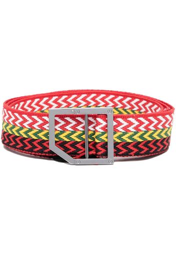 Lanvin Curb woven belt - Rot